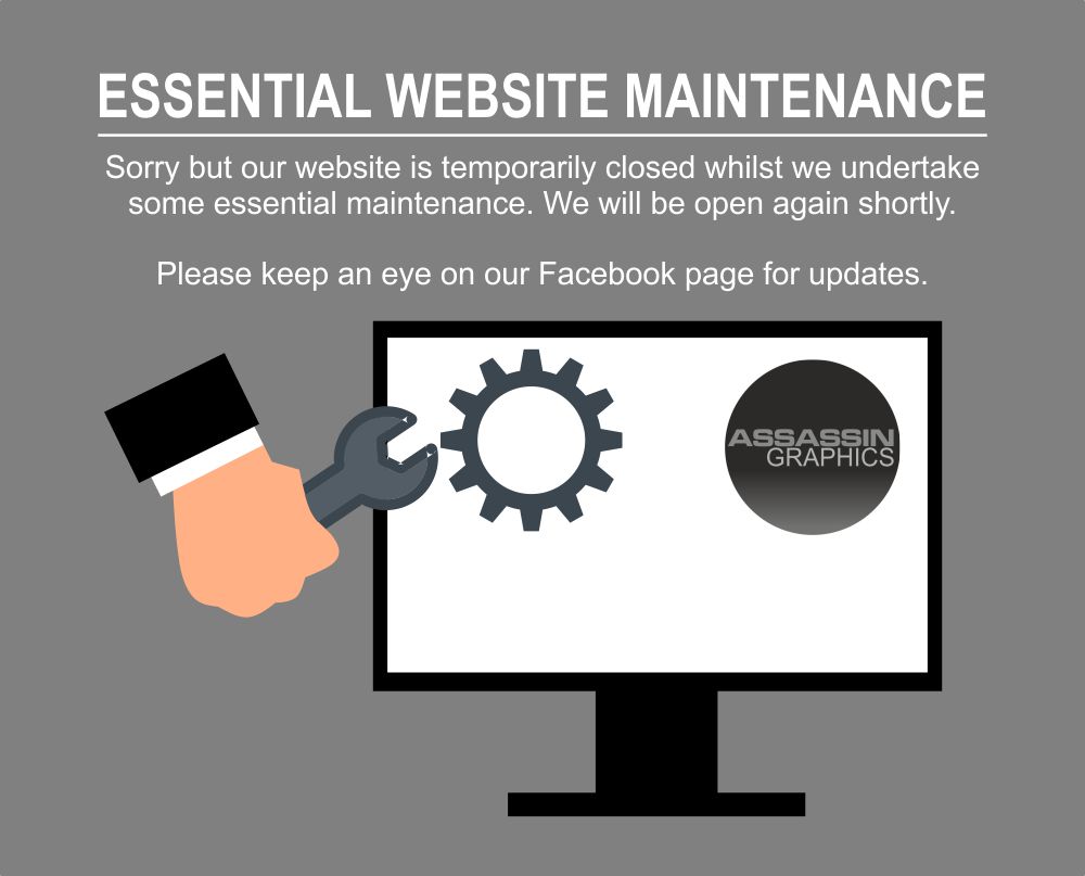 Assassins website will be closed for 24 hours from Wednesday 4th October for essential maintenance
