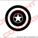Cap shield B&W